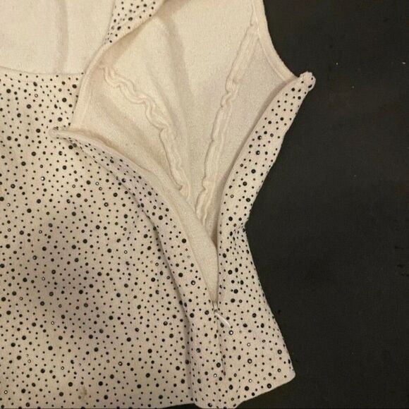 St.John’s Evening | white/cream studded sleeveless top - Picture 10 of 10